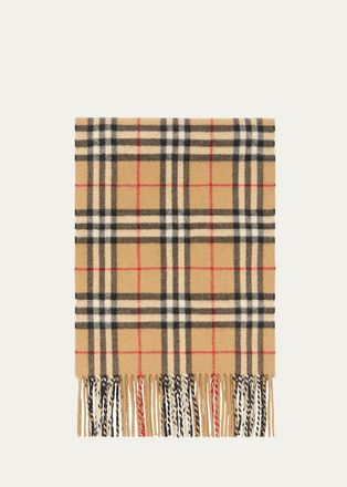 Burberry Check Cashmere Scarf