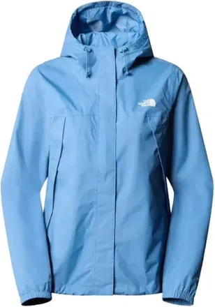The North Face Antora Rain Jacket Womens Blue Waterproof Hooded KFC547