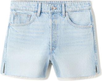 Mango Cutoff Denim Shorts in Light Blue at Nordstrom, Size 10