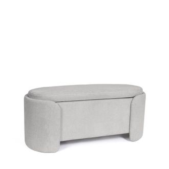 Koketto Home Banqueta tapizada en gris