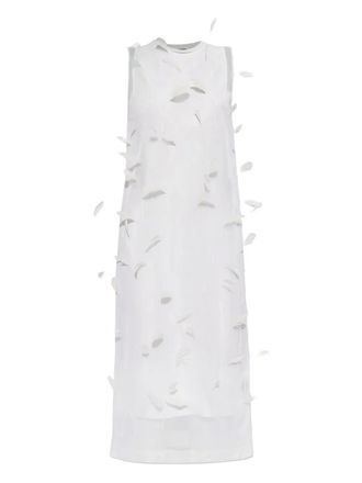 Jil Sander silk dress - women - Silk - 34 - White