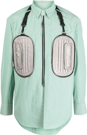 Craig Green padded-pocket zip-up shirt - men - Cotton/Nylon - M