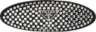 Prada Black Satin Hair Clip