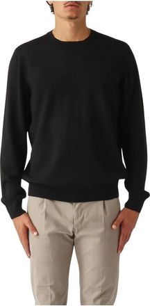 Fay Truien & Vesten, Heren, Zwart, XL, Wol, Maglia Girocollo F.12