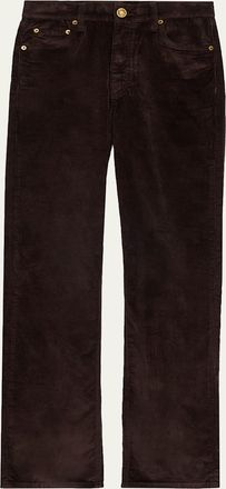 Rag & Bone Harlow Mid-Rise Full Straight Jeans