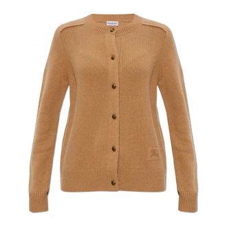 Burberry Cashmere Knitwear, female, Brown, Size: XS Cashmere Cardigan