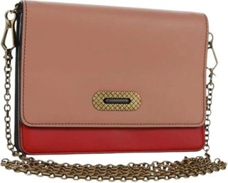 Bottega Veneta Pre-owned Cross Body Bags, female, Red, Size: ONE SIZE Pre-owned Vintage Shoulder Bag