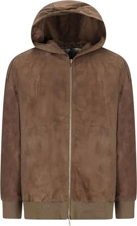 Max Mara Zeno jack met capuchon - Bruin