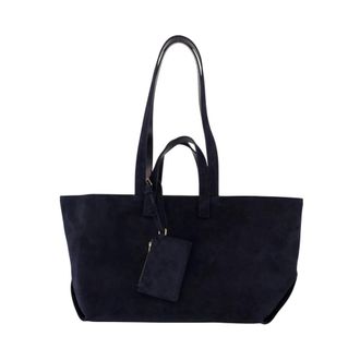 A.P.C. Le Drummer Shoulder Bag - A.p.c. - Leather - Blue - female - A.P.C. - Shopping Bags - Blue - ONE SIZE - Bags
