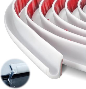 OEM (blanco) Canaleta Para Autocaravanas, Canaleta De Lluvia Autoadhesiva De 5 M Para Autocaravanas, Canaleta De Pvc Para Veh&iacute;culos/camiones/autocaravanas