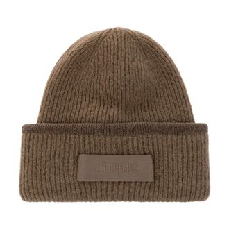 Jacquemus Gros Grain Muts - unisex - Accessoires - Beige - Maat: ONE Size Katoen