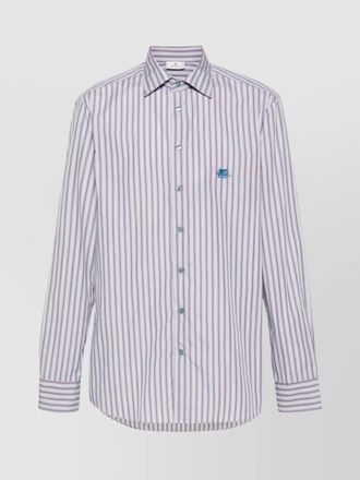 Etro striped regular-fit cotton shirt