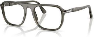 Persol 51mm Square optical glasses in Grey at Nordstrom