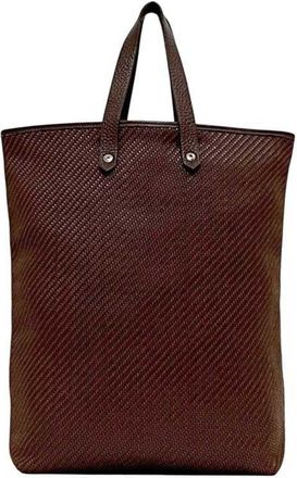 Herm&egrave;s Brown Leather Tote Bag (Pre-Owned)