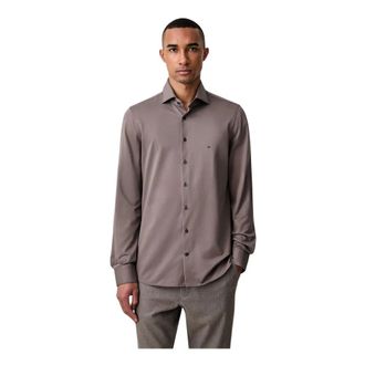 Michael Kors Camicia Slim-Fit in Tech Knit - - Shirts - Uomo - Grigio - XL