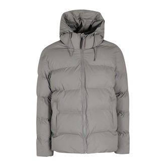 Rains Winter Jackets, male, Gray, XL, Alta Puffer Jacket