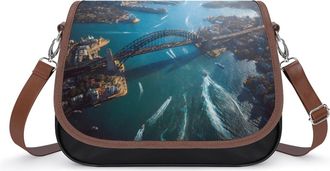 Generic Sydney Harbour Bridge Australia Fashion Womens Crossbody Bags Novelty Handbag Shoulder Bag Purse