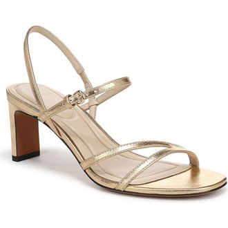 Vince Marcella Ankle Strap Sandal in Gold at Nordstrom Rack, Size 7.5