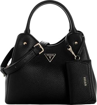 Guess Dames, Tassen, Zwart, Maat: ONE Size Leer