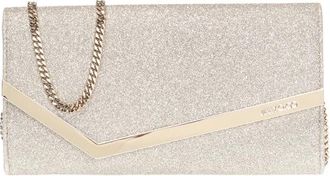 Jimmy Choo London Emmie schoudertas - Dames - Clutches - Geel - ONE Size - Leer - Tassen