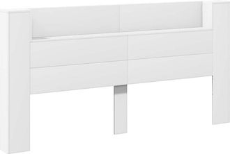 vidaXL Headboard White 200 x 16.5 x 103.5 cm Engineered Wood vidaXL