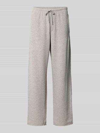 American Vintage American Vintage Sweatpants mit Eingrifftaschen Modell NYZZOW in Hellgrau Melange, Gr&ouml;&szlig;e M