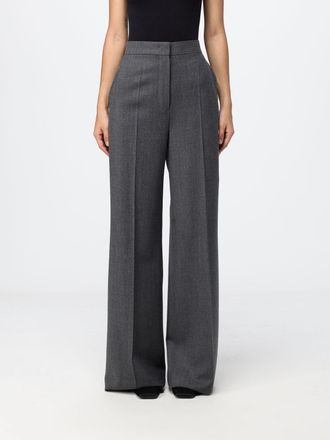 Max Mara Pantaloni flared a vita alta in cr&ecirc;pe con tasche America