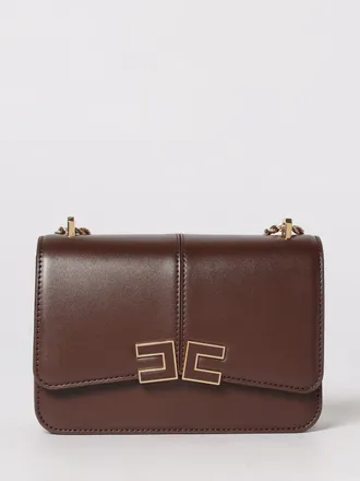 Elisabetta Franchi Faux Leather Bag with Monogram