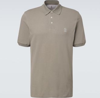 Brunello Cucinelli Cotton pique polo shirt
