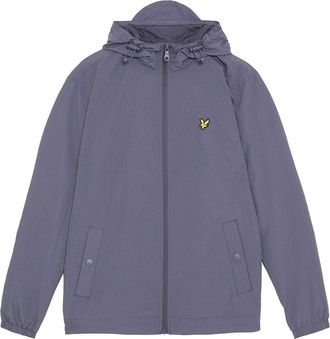 Lyle & Scott Heren capuchonjas met volledige rits (Graystone)