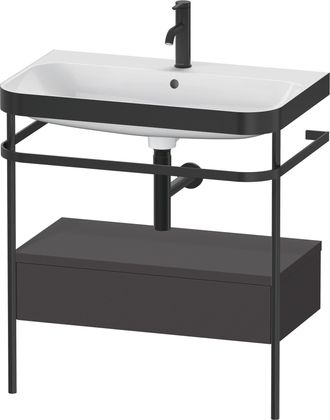Duravit Set Duravit Happy D.2 Plus Con Consola Met&aacute;lica Y Caj&oacute;n