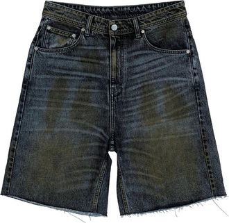 44 Label Group Frayed-hem Wide-leg Shorts