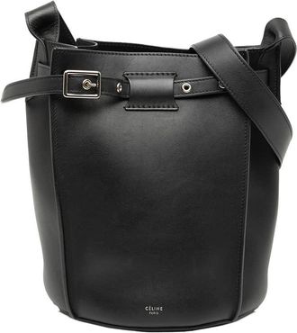 Celine Pre-owned Celine Nano Leather Big Bag Bucket Crossbody Ladies S-CU-1128