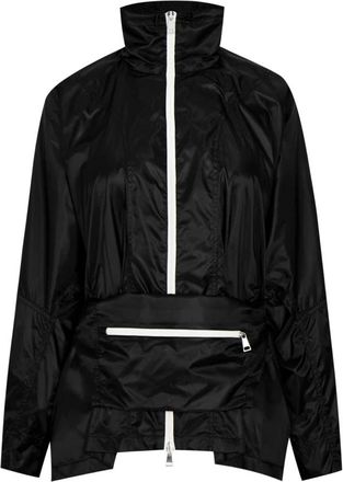 Moncler Moy Parka Jacket - Dames - Zomerjassen - Zwart - M - Leer - Jassen
