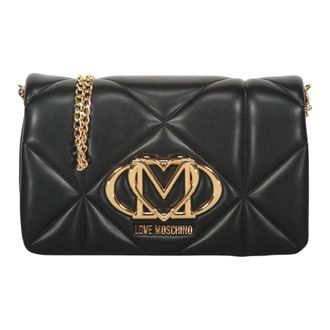 Love Moschino Cross Body Bags, female, Black, Size: ONE SIZE Elegant shoulder bag
