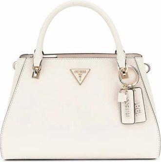 Guess Noelle Saffiano Handbag - Dames - Handtassen - Wit - ONE Size - Leer - Tassen