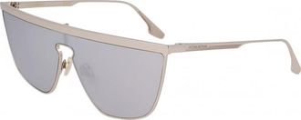 Victoria Beckham Womens VB245S-5920045 VB245S 59 5920045 Sunglasses - Silver Metal - One Size