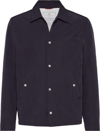 Brunello Cucinelli water-resistant jacket - Blue