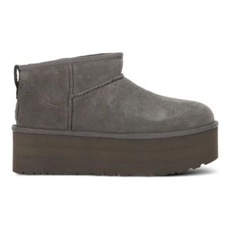 UGG W Classic Ultra Mini Platform - Shoes - Mujer - Gris - 40 EU