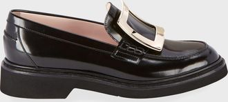Roger Vivier Viv Rangers Buckle Loafers