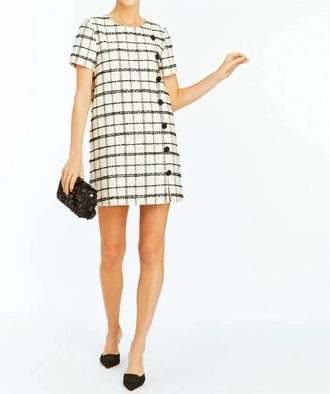 Mestiza New York Isolde Mini Dress In Cream Black