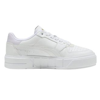 Puma Dames/Dames Cali Leren Platform Trainers (Wit/siliconen)
