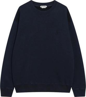 J.W.Anderson Ribbon Anchor Sweatshirt - Heren - Sweatshirts - Blauw - XL - Katoen - Hoodies & sweatvesten