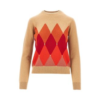 Ballantyne Cashmere lozenge sweater Woman 40