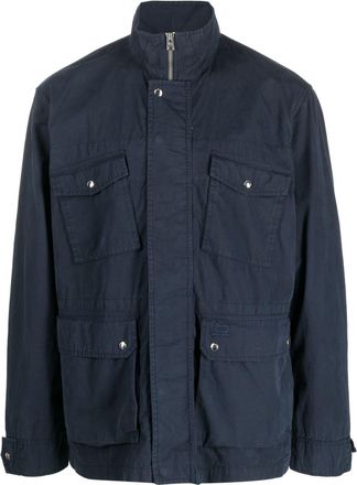Woolrich Crew Field cotton jacket - men - Cotton/Cotton - L - Blue