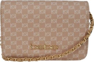 Bebe Adela Monogram Crossbody Bag in Beige at Nordstrom Rack