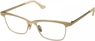 Dita Eyewear Eyeglasses Cat Eye Full Rim, Gold Frame And Clear Demo Lenses Lens Avalonb