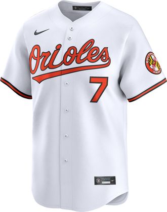 Nike Jackson Holliday Baltimore Orioles Nike Mens Dri-FIT MLB Limited Jersey in White | LM25OLHOOL9-YNM