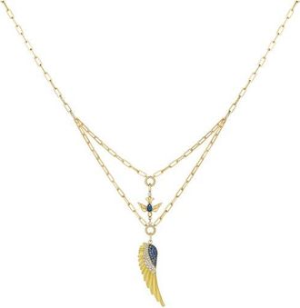 Hueb Penka 18K Gold Layered Pendant Necklace in Yellow Gold at Nordstrom