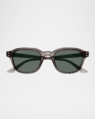 Gucci Mens GG1892SM Acetate Square Sunglasses